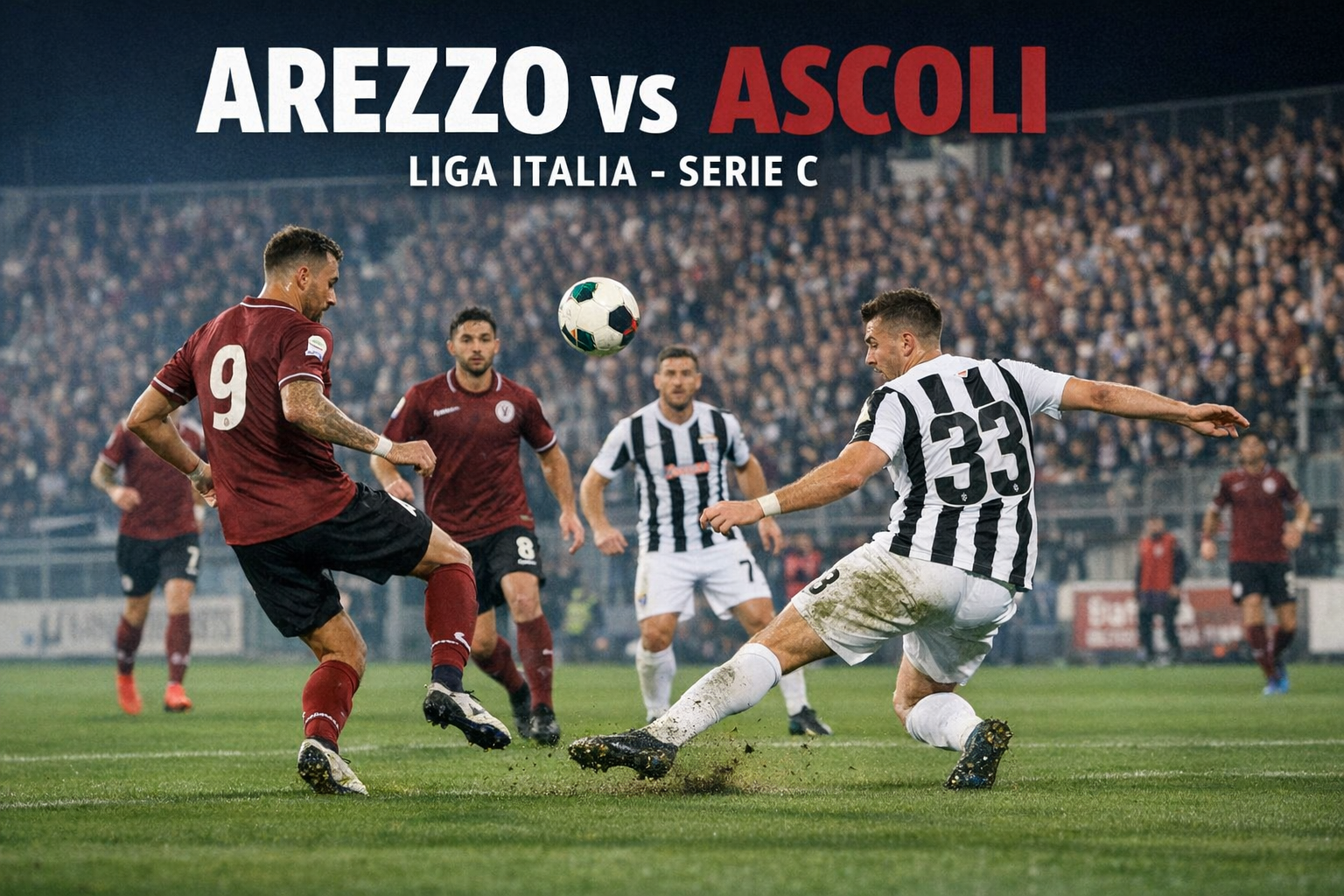 Score808TV: Hasil Arezzo 1-2 Ascoli, Pertandingan Seru di Liga Italia!