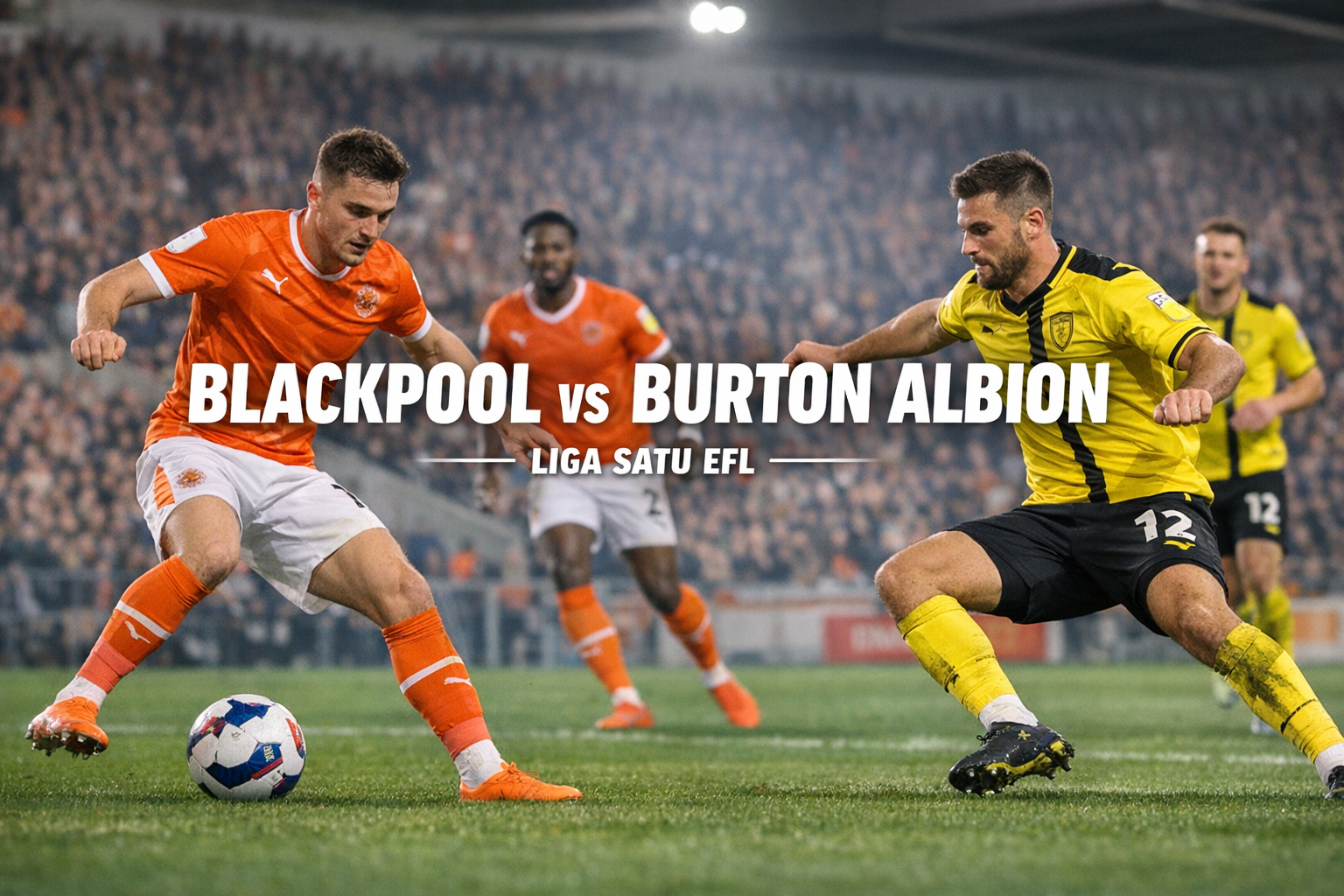 Score808TV Prediksi Ketat Blackpool vs Burton Albion Liga Satu EFL Malam Ini 22.00 WIB - Duel Seru yang Tak Boleh Dilewatkan!