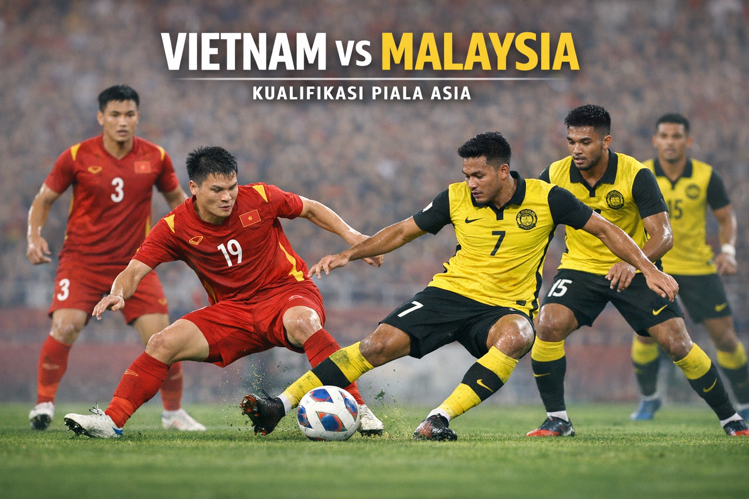 Score808TV Prediksi Vietnam vs Malaysia Kualifikasi Piala Asia Malam Ini Pukul 19.00 WIB Sarat Persaingan Seru dan Menegangkan