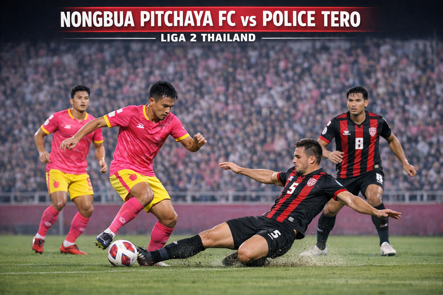 Score808TV Sajikan Ulasan Nongbua Pitchaya FC vs Police Tero Liga 2 Thailand Sore Ini Pukul 18.30 WIB - Pertempuran Sengit di Liga 2 Thailand yang Tak Terduga