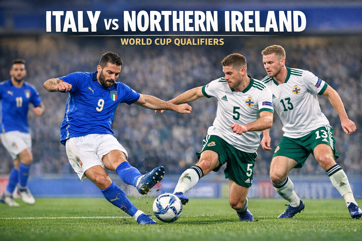 Score808TV Siarkan Italy vs Northern Ireland Dini Hari Ini – Duel Panas Kualifikasi Piala Dunia