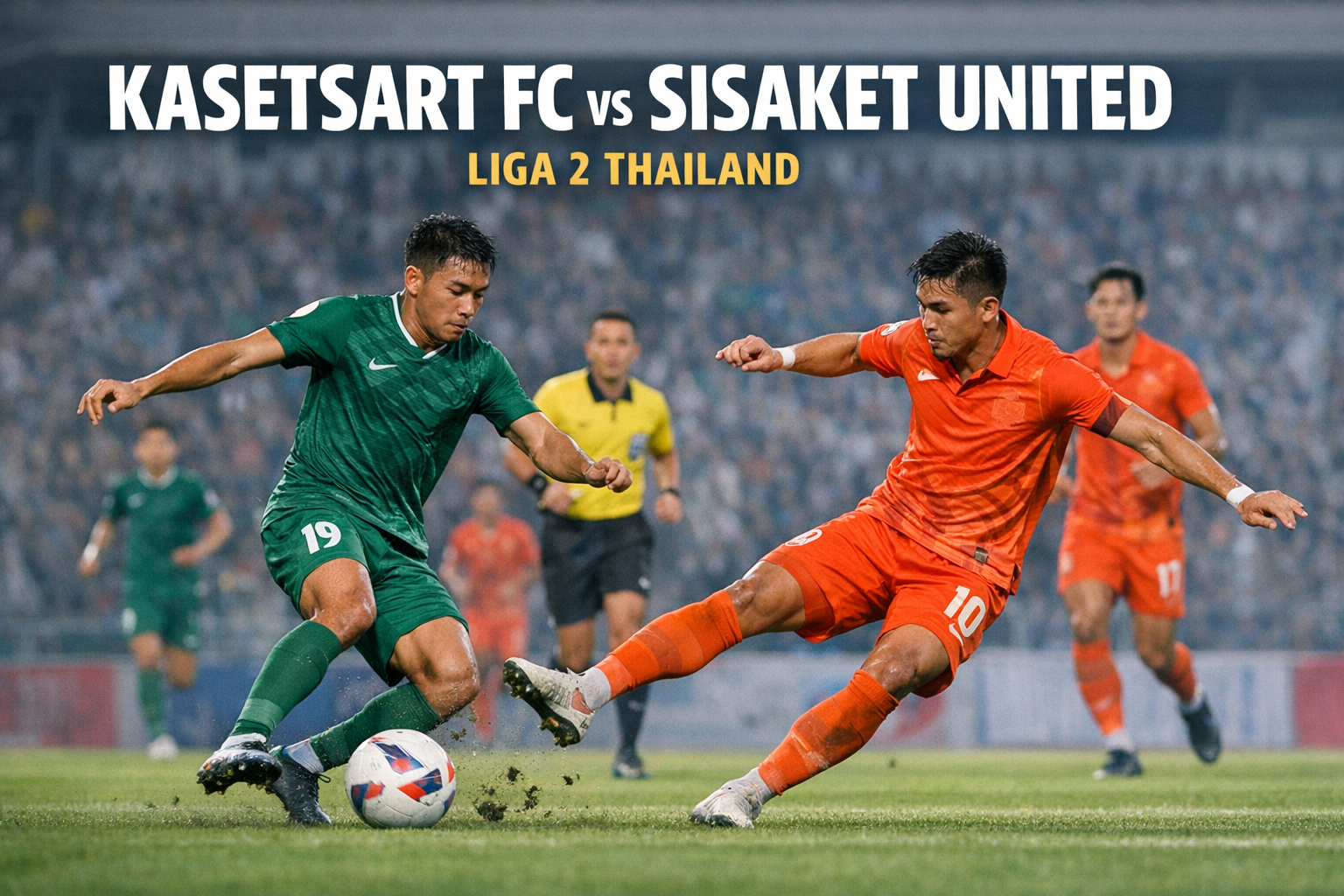 Score808TV Ulas Kasetsart FC vs Sisaket United Liga 2 Thailand Sore Ini Pukul 18.00 WIB dan Prediksinya - Duel Seru di Liga 2 Thailand Malam Ini