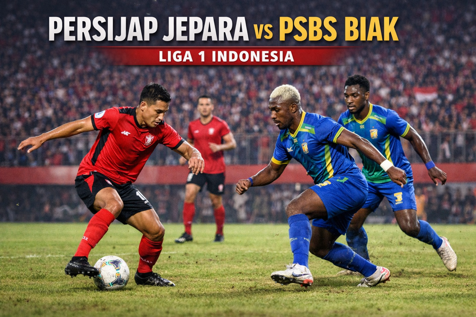 Score808TV Sajikan Analisis Persijap Jepara vs PSBS Biak Liga 1 Indonesia Pukul 15.30 WIB - Pertarungan Seru di Tanah Air