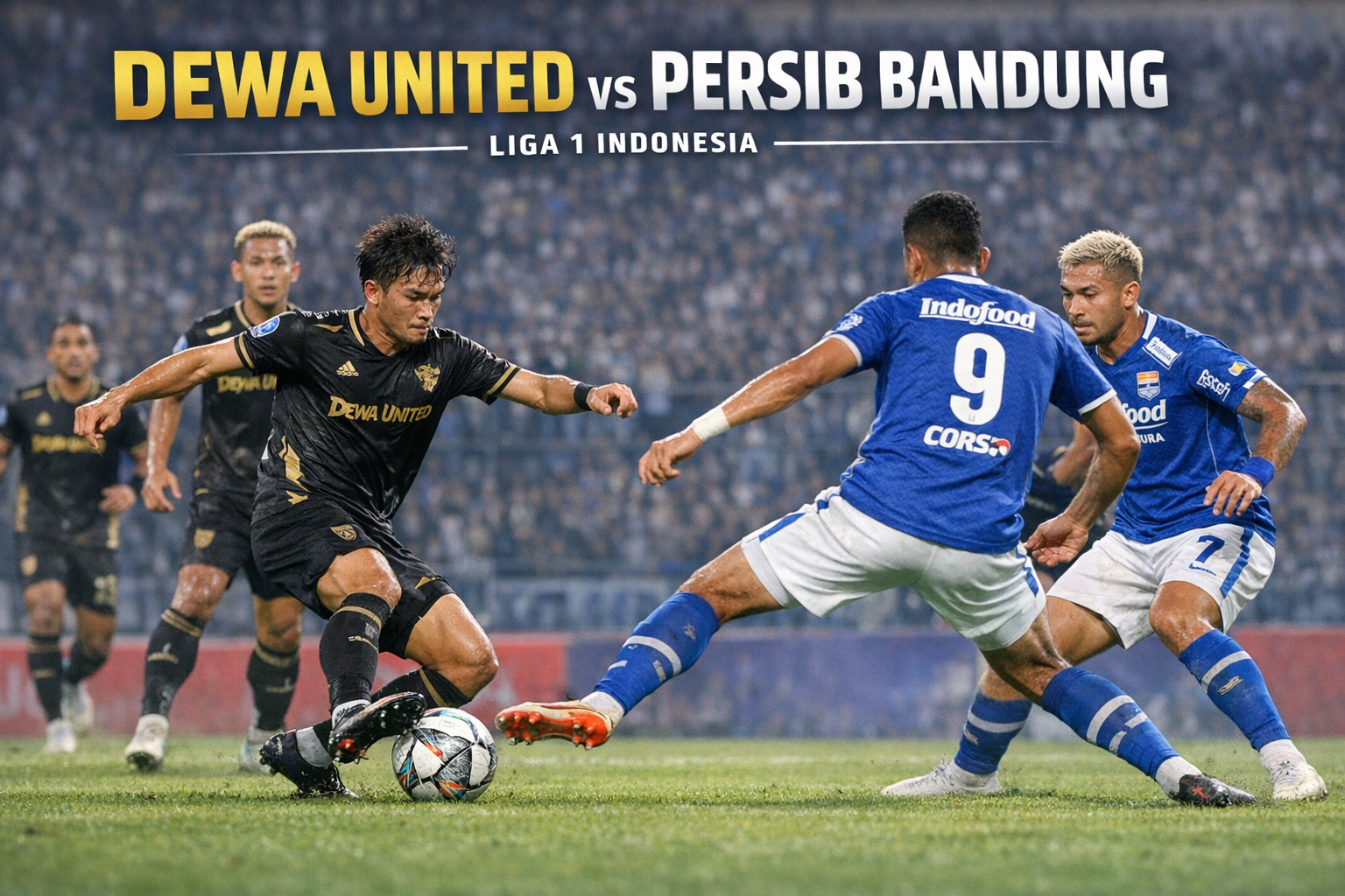 Score808tv Tayang Dewa United vs Persib Bandung Liga 1 Indonesia Malam Ini Pukul 19.00 WIB Big Match Seru