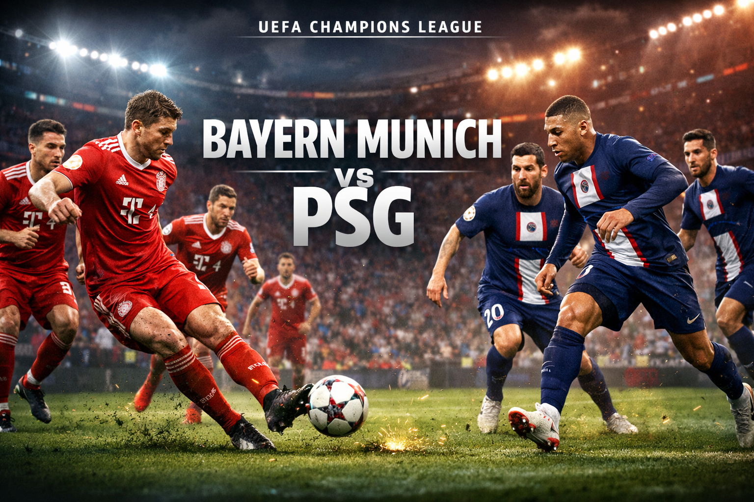 Nikmati Pertandingan Seru Score808TV siarkan Bayern Munich vs PSG Liga Champions UEFA dini hari ini pukul 02.00 WIB kualitas HD