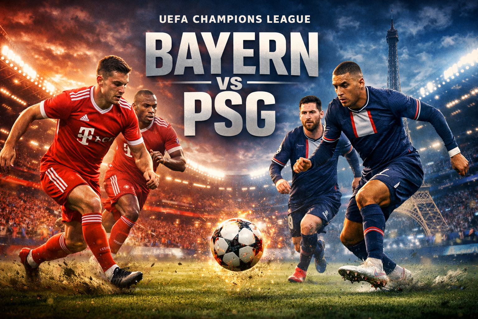 Score808TV Bahas Bayern Munich vs PSG 1-1 - Pertandingan Sengit yang Menggugah Emosi Para Penggemar