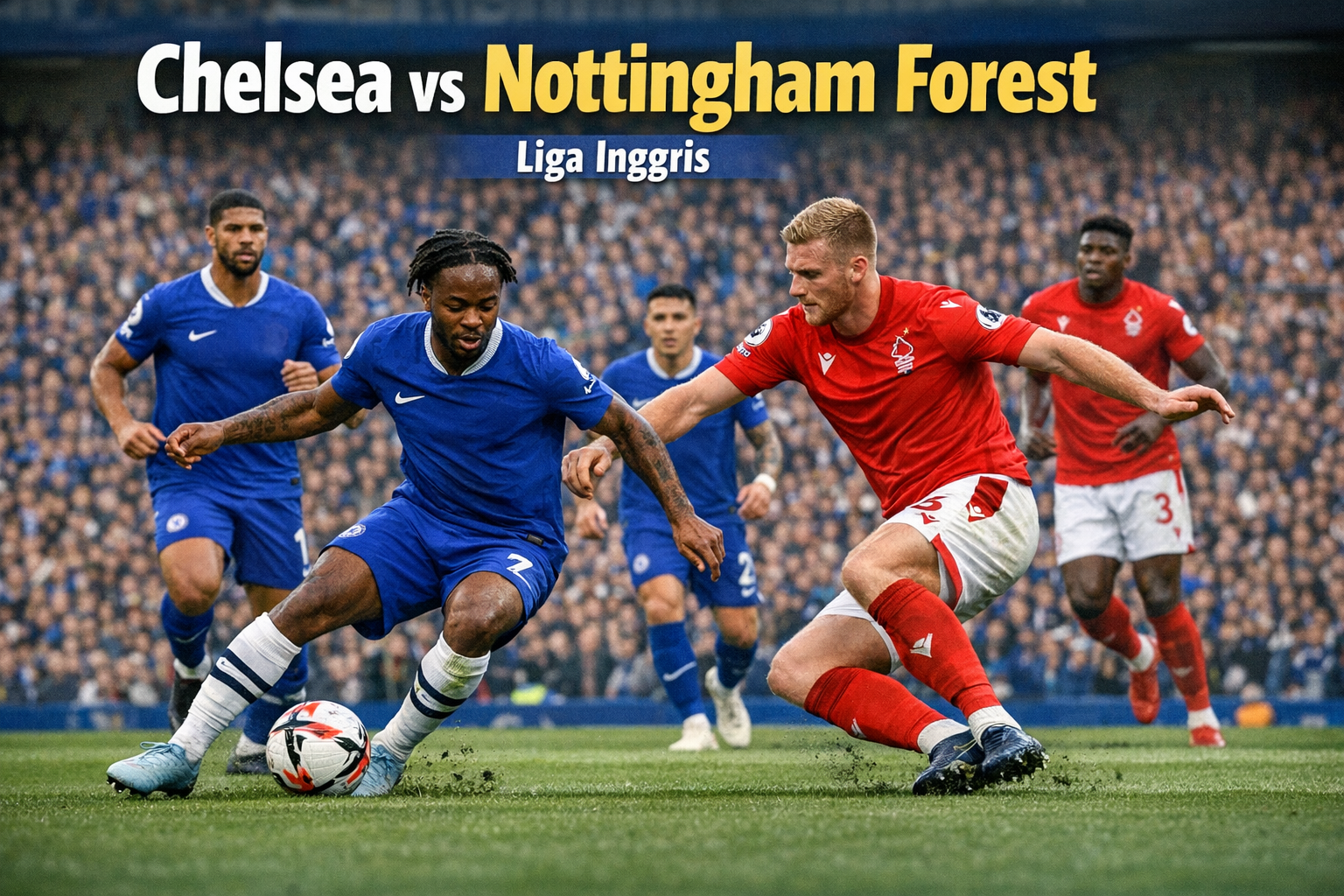 Score808TV Bahas Chelsea vs Nottingham Forest Liga Inggris Malam Ini Pukul 21.00 WIB dengan Prediksi Detail dan Fakta