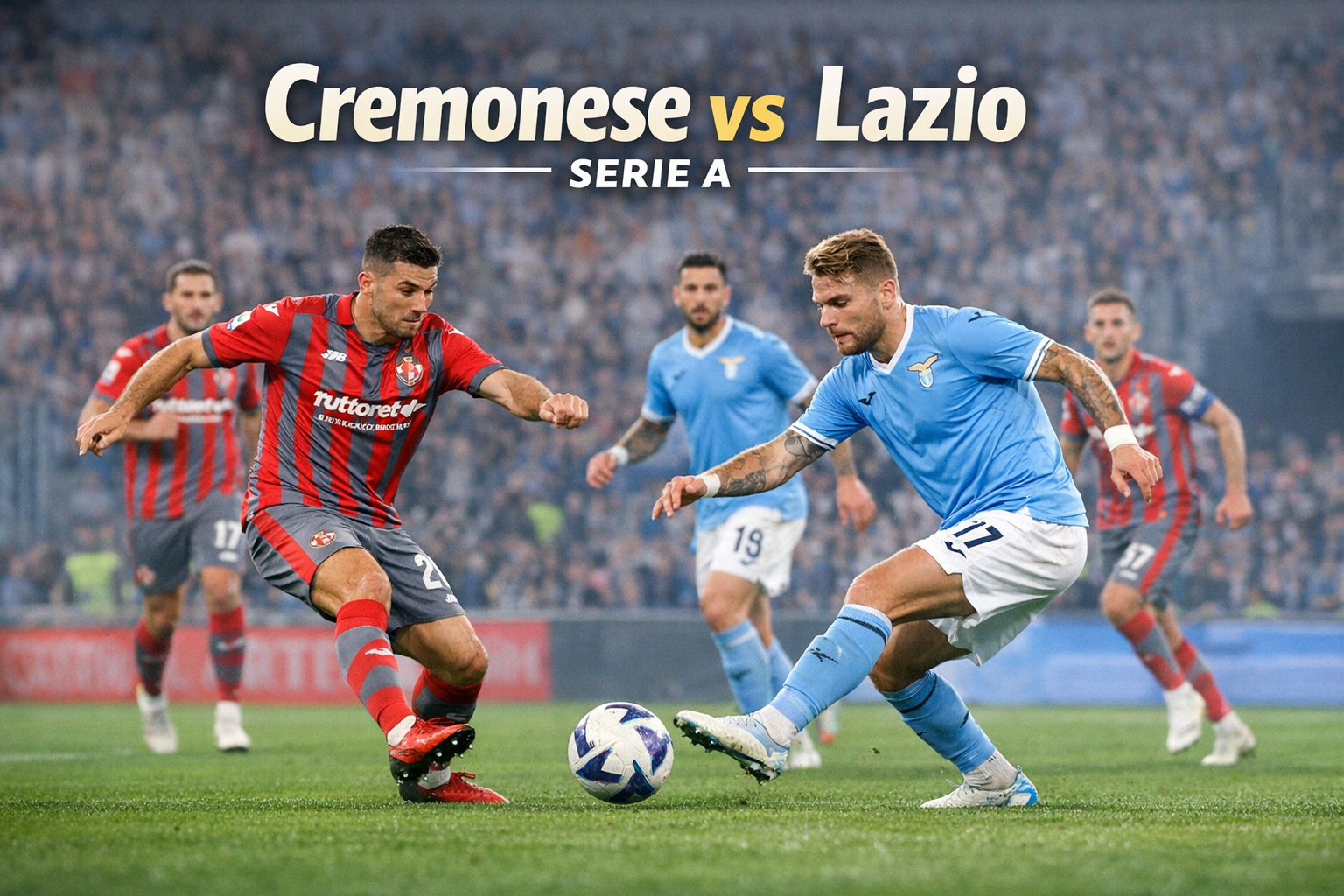 Score808tv : Cremonese vs Lazio Malam Ini Pukul 23.30 WIB Berpotensi Jadi Laga Seru dan Penuh Drama