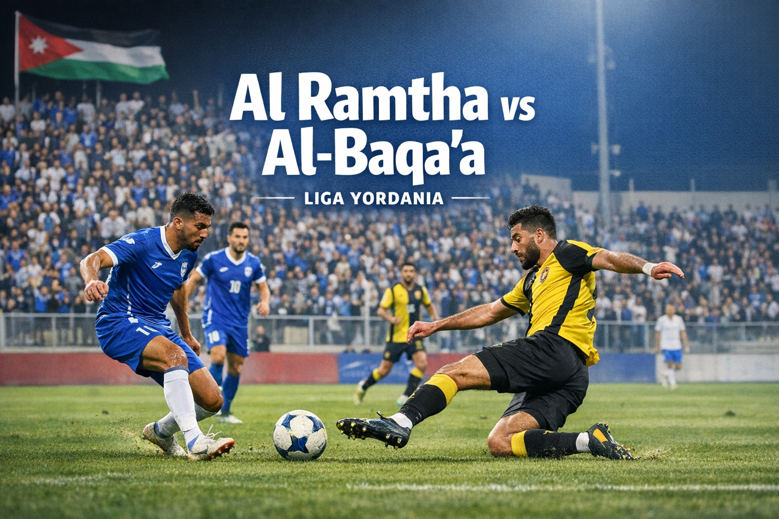 Score808TV Kupas Tuntas Duel Al Ramtha vs Al-Baqa'a Liga Yordania Malam Ini Pukul 23.30 WIB dengan Statistik Lengkap dan Prediksi Skor
