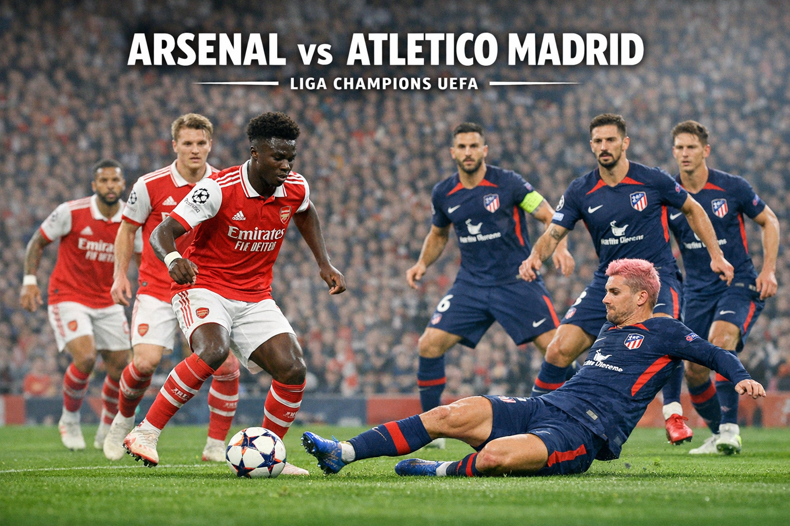 Score808TV Prediksi Arsenal vs Atletico Madrid Liga Champions UEFA Dini Hari Ini Pukul 02.00 WIB Duel Panas Eropa