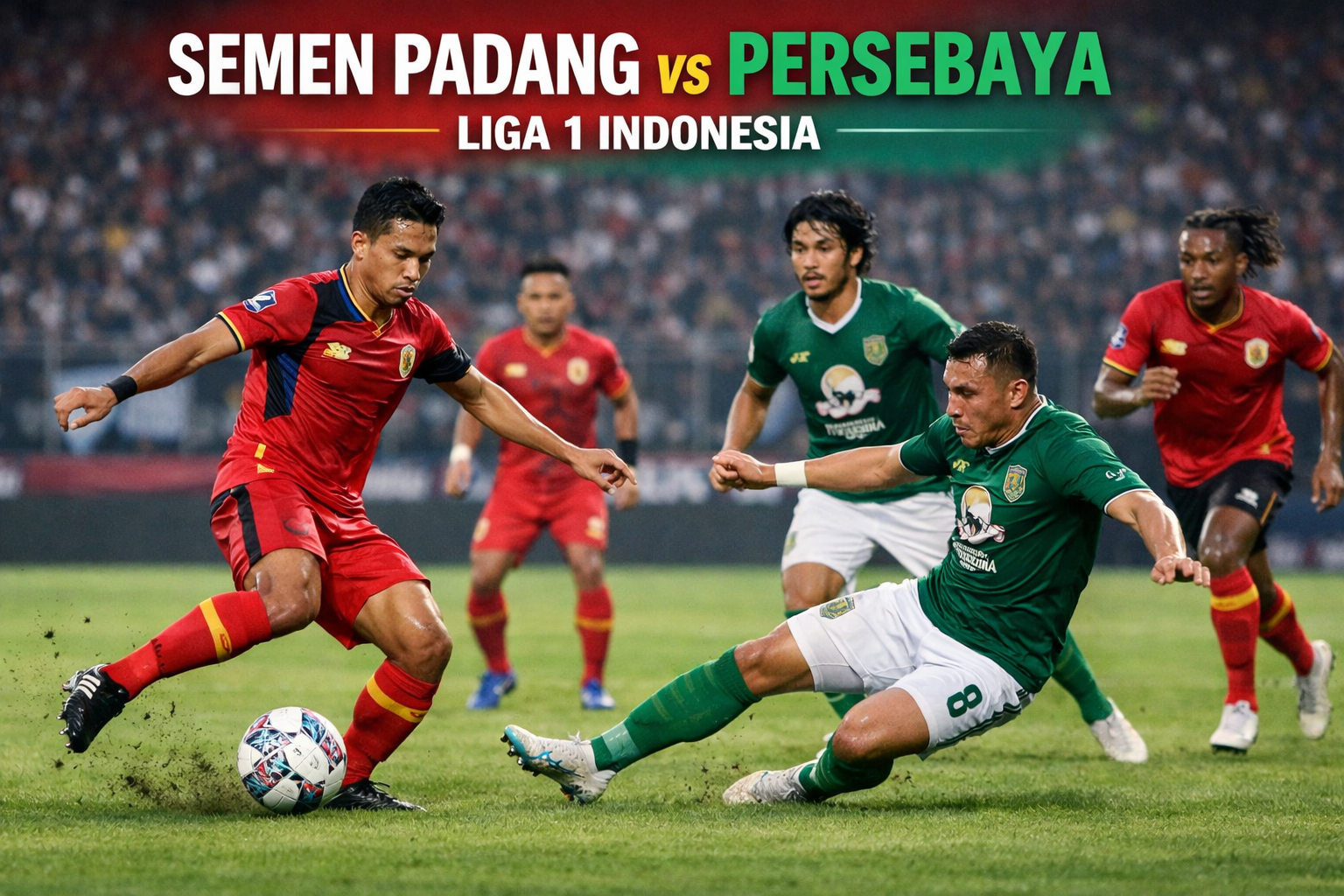 Score808TV Soroti Semen Padang vs Persebaya Liga 1 Indonesia Sore Ini dengan Duel Sengit yang Bisa Menjadi Penentu Momentum Musim Ini