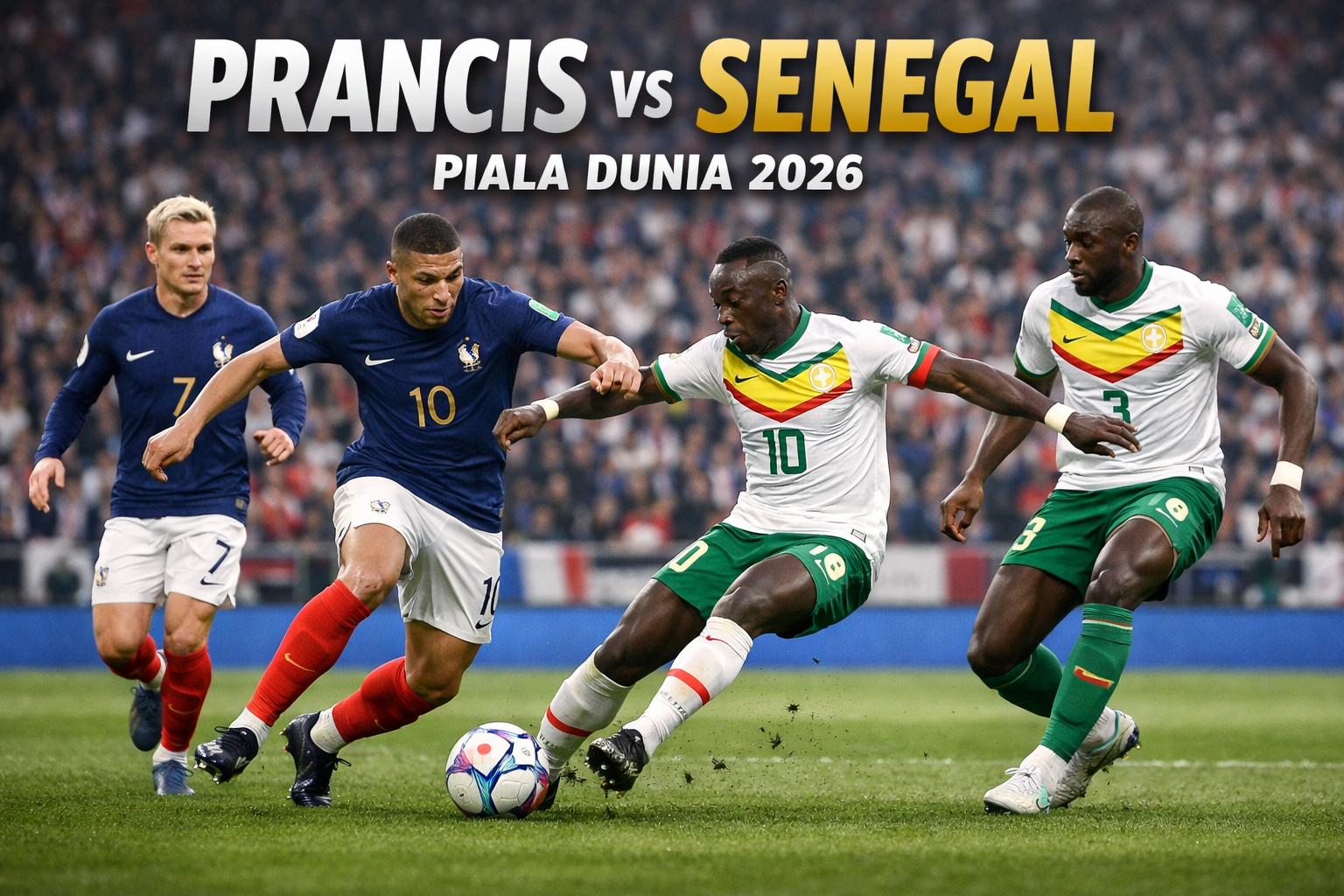 Hasil Piala Dunia 2026 Prancis vs Senegal 3-1 - Analisis Lengkap dan Statistik Pertandingan Versi Score808TV
