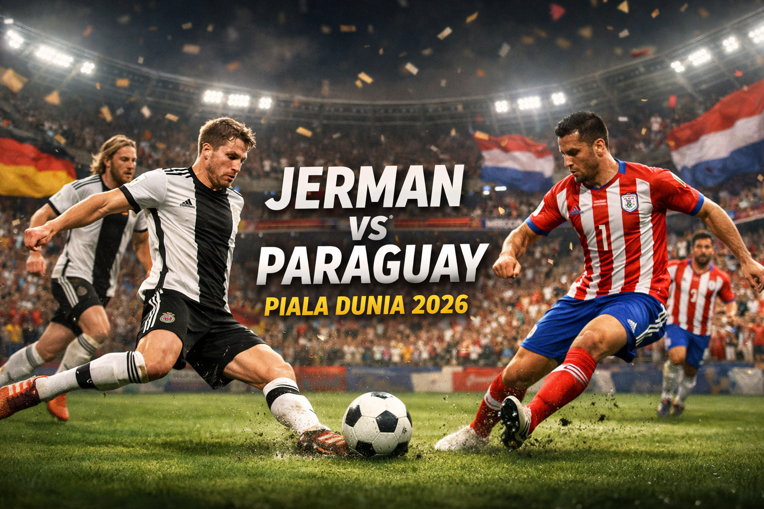Live Streaming Score808TV Jerman vs Paraguay Piala Dunia 2026 Dini Hari Ini Pukul 03.30 WIB - Pertemuan Dua Tim dengan Target Besar Melangkah ke Putaran Berikutnya