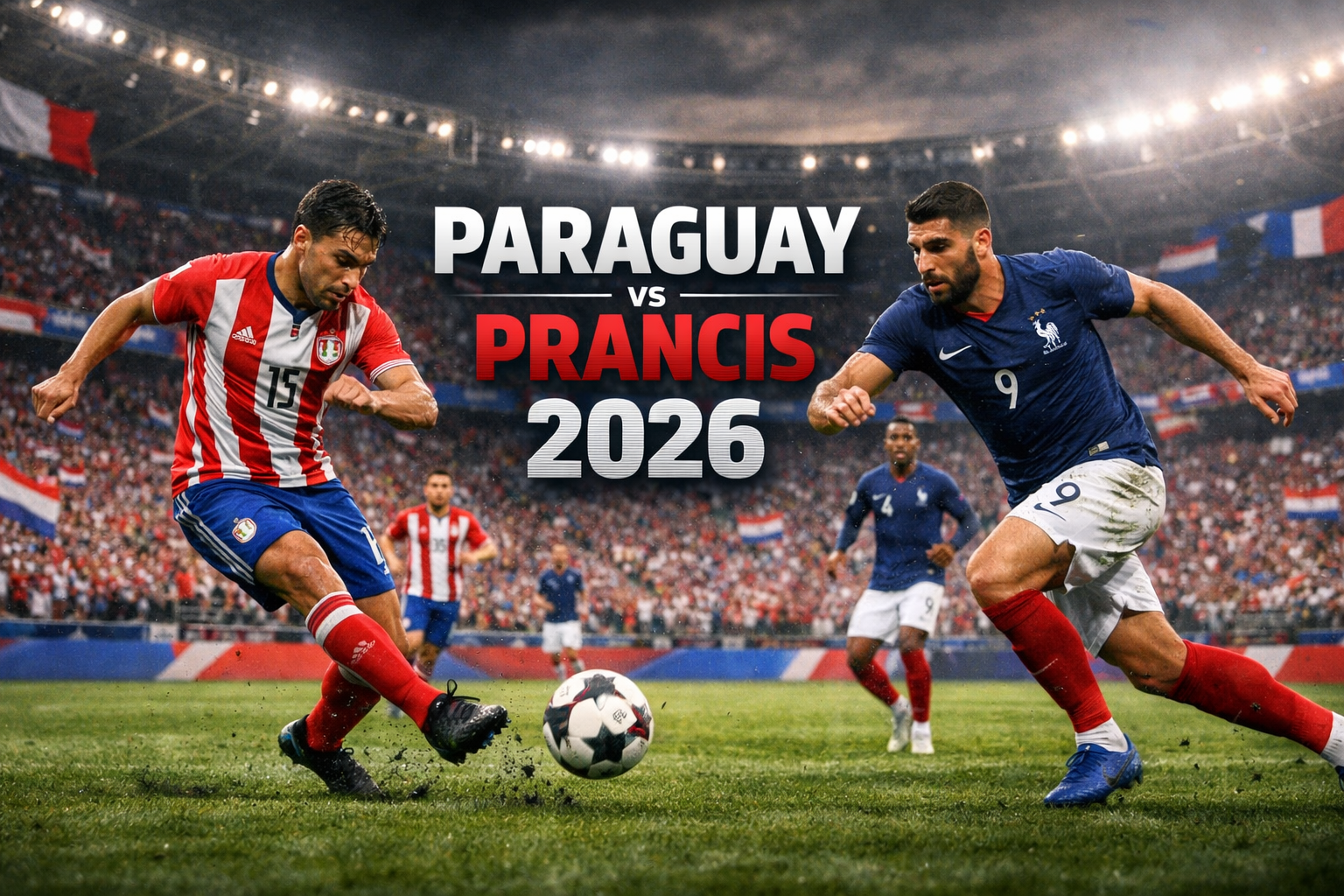 Paraguay vs Prancis Piala Dunia 2026 Bersama Score808TV - Laga Penentuan yang Diprediksi Menghadirkan Drama Intensitas dan Perebutan Tiket Perempat Final
