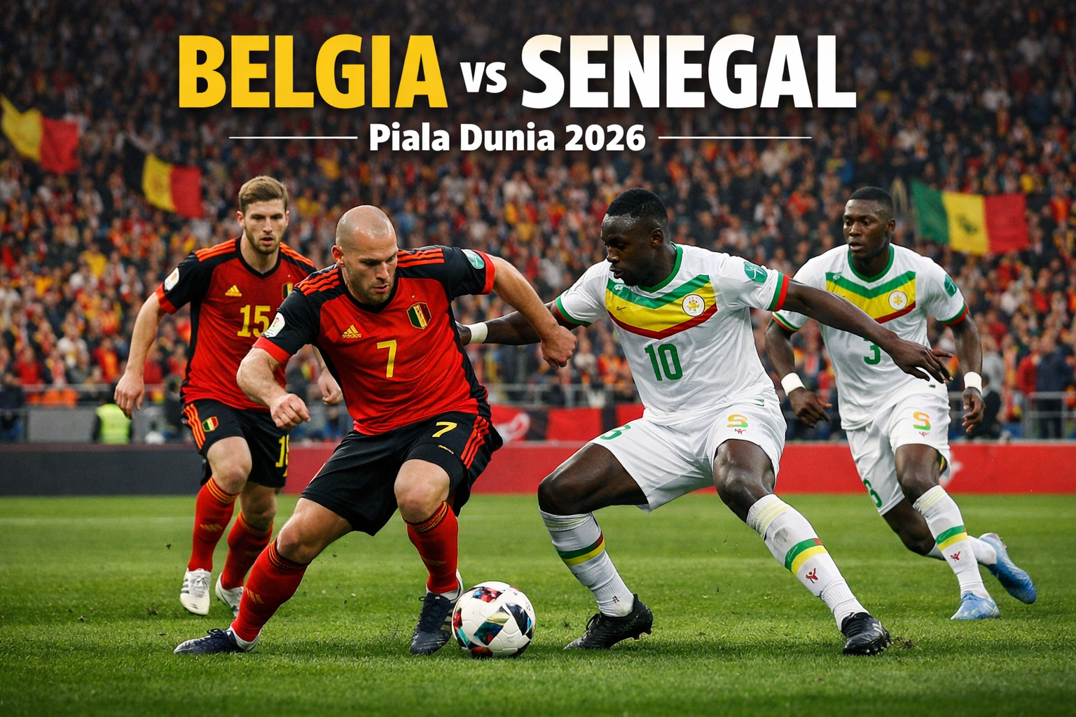 Score808TV Sajikan Streaming Belgia vs Senegal Piala Dunia 2026 Dini Hari Ini Pukul 03.00 WIB - Laga Menarik dengan Atmosfer Knockout yang Memanas