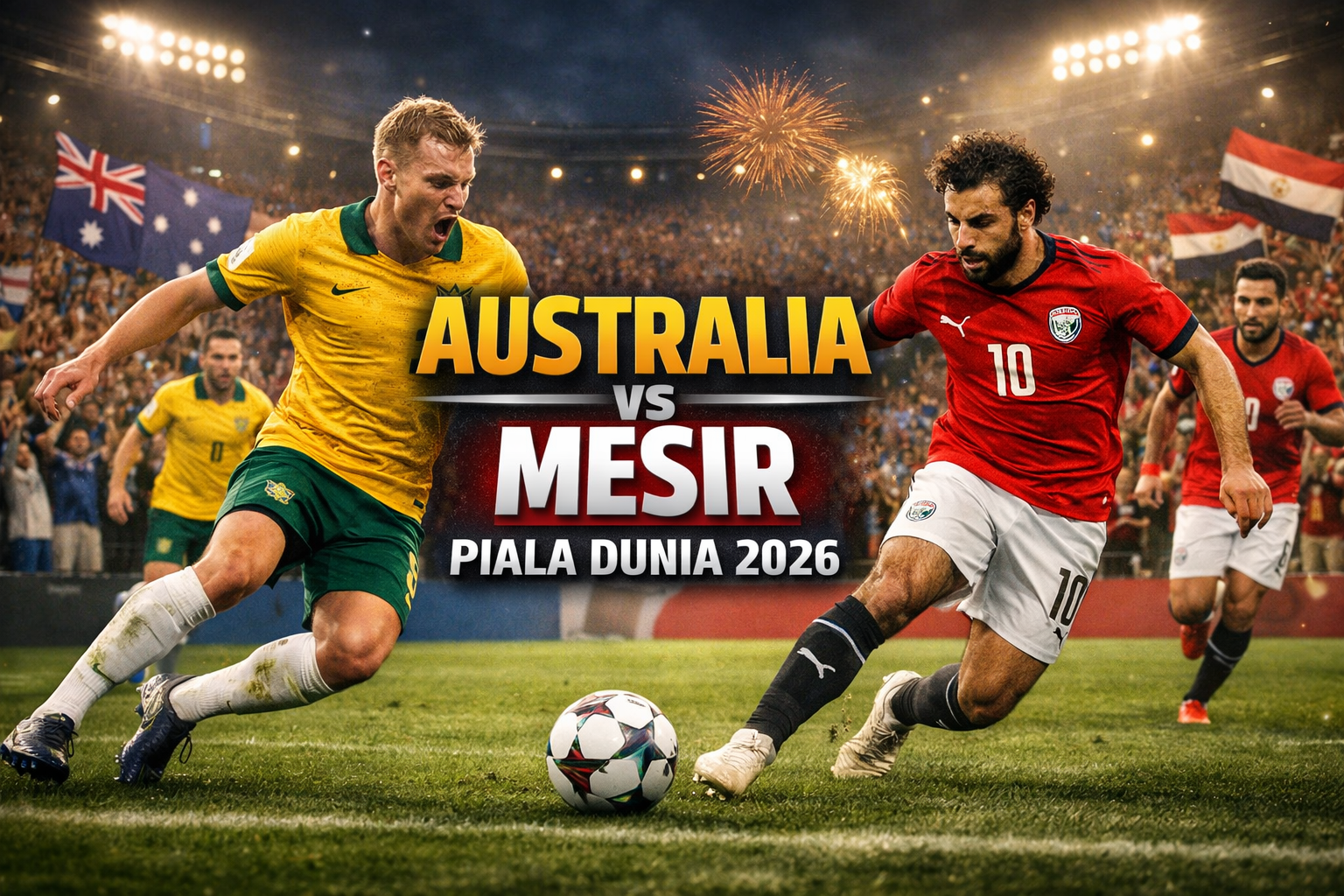 Score808TV Streaming Australia vs Mesir Piala Dunia 2026 Dini Hari Ini Pukul 01.00 WIB, Duel Babak Gugur yang Siap Memikat Perhatian Dunia