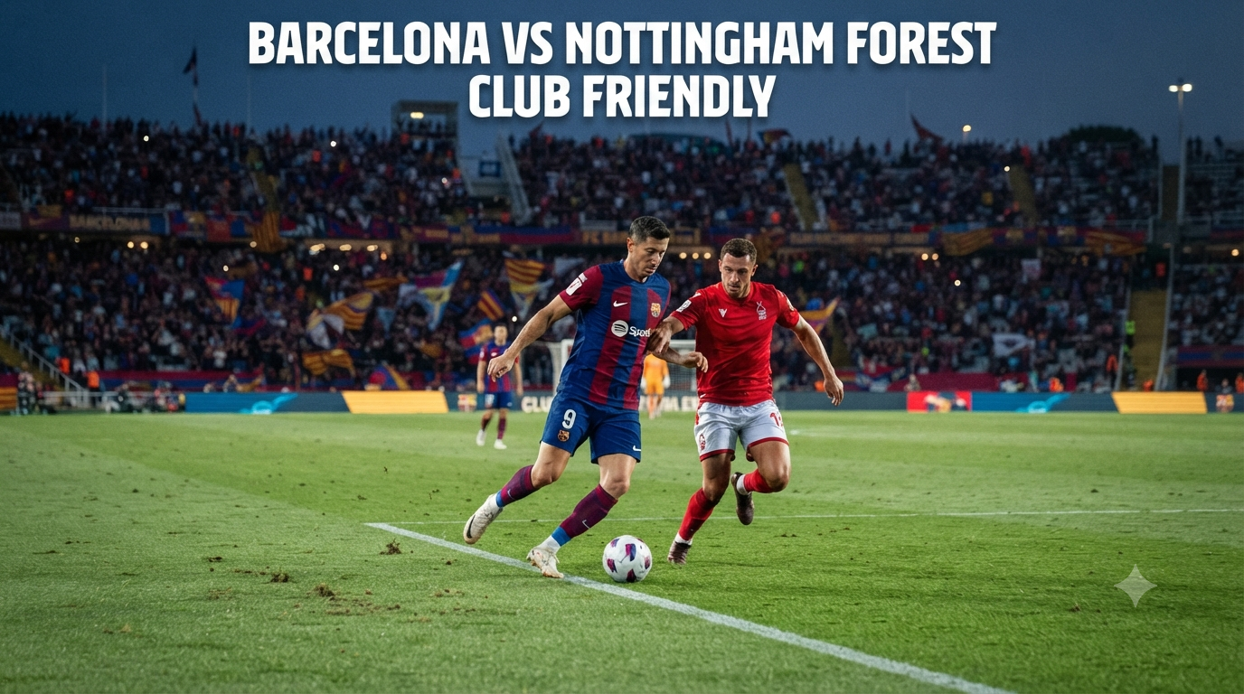 Barcelona vs Nottingham Forest Club Friendly Dini Hari Ini Pukul 02.00 WIB Tersaji Bersama Score808 Dengan Streaming Laga Persahabatan Menarik