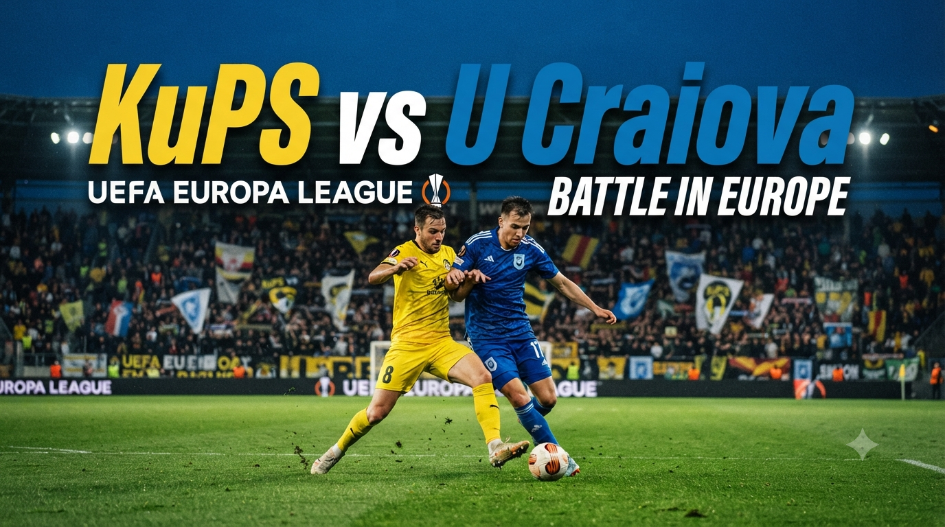 KuPS vs U Craiova Liga Eropa UEFA Malam Ini Pukul 22.00 WIB Bersama Score808 Siap Memikat Pecinta Bola