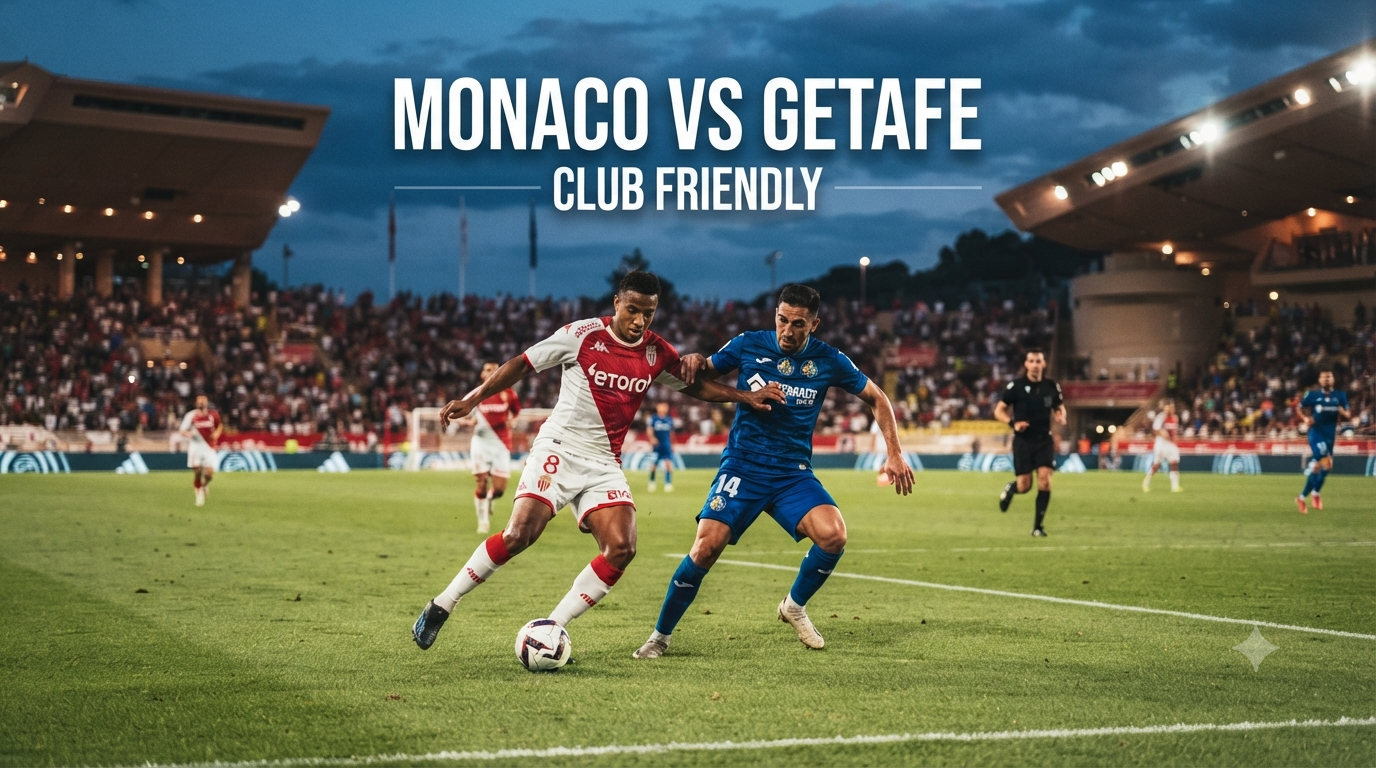Live Streaming Monaco vs Getafe Club Friendly Dini Hari Ini Pukul 01.00 WIB Bersama Score808 untuk Pecinta Bola