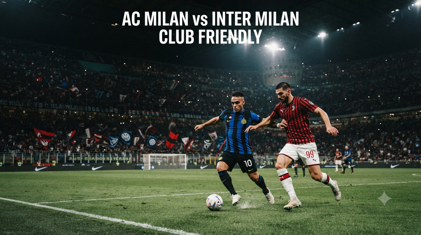 Score808TV Streaming AC Milan vs Inter Milan Club Friendly Sore Ini Pukul 18.00 WIB dengan Kualitas HD Terbaik